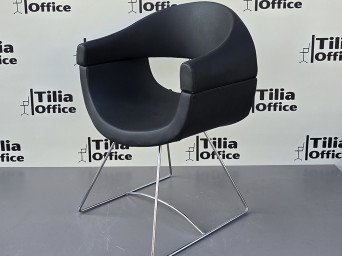 Vera Kuaför Tarama Çalışma Bekleme Koltuğu Krom Tel Ayak